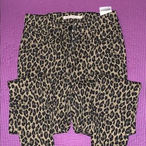 Cheetah print Levi’s